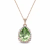 Diamond Sky Jewelry Pakabukas „Celestial Drop III (Reinvented Peridot)“ su Swarovski® kristalais