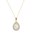 Diamond Sky Jewelry Pakabukas „Celestial Drop (Baltas Opal)“ su Swarovski® kristalais