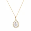 Diamond Sky Jewelry Pakabukas „Celestial Drop (Sidabrinis Patina)“ su Swarovski® kristalais