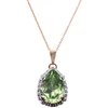 Diamond Sky Jewelry Pakabukas „Celestial Drop III (Reinvented Peridot)“ su Swarovski® kristalais