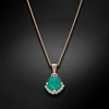 Diamond Sky Jewelry Pakabukas „Clarice V (Emerald)“ su Preciosa® kristalais