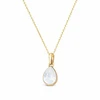 Diamond Sky Jewelry Pakabukas „Crystal Drop (Baltas Opal)“ su Swarovski® kristalais