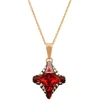 Diamond Sky Jewelry Pakabukas „Crystal Rhombus II (Light Siam Metallic Light Gold)“ su Swarovski® kristalais