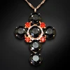 Diamond Sky Jewelry Pakabukas „Glamour (Graphite / Light Siam)“ su Swarovski® kristalais