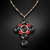 Diamond Sky Jewelry Pakabukas „Glamour (Graphite / Light Siam)“ su Swarovski® kristalais