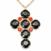 Diamond Sky Jewelry Pakabukas „Glamour (Graphite / Light Siam)“ su Swarovski® kristalais