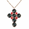 Diamond Sky Jewelry Pakabukas „Glamour (Graphite / Light Siam)“ su Swarovski® kristalais
