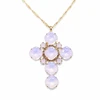 Diamond Sky Jewelry Pakabukas „Glamour (Rose Vanduo Opal)“ su Swarovski® kristalais