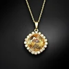 Diamond Sky Jewelry Pakabukas „Glare III (Golden Shadow)“ su Swarovski® kristalais