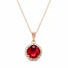 Diamond Sky Jewelry Pakabukas „Glare III (Scarlet)“ su Swarovski® kristalais