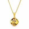 Diamond Sky Jewelry Pakabukas „Glare IV (Golden Shadow)“ su Swarovski® kristalais