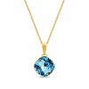 Diamond Sky Jewelry Pakabukas „Glare IV (Aquamarine Mėlyna)“ su Swarovski® kristalais
