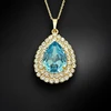 Diamond Sky Jewelry Pakabukas „Jasmine (Aquamarine)“ su Swarovski® kristalais