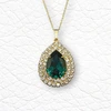 Diamond Sky Jewelry Pakabukas „Jasmine (Emerald)“ su Swarovski® kristalais