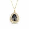 Diamond Sky Jewelry Pakabukas „Jasmine (Sidabrinis Night)“ su Swarovski® kristalais