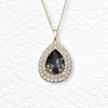 Diamond Sky Jewelry Pakabukas „Jasmine (Sidabrinis Night)“ su Swarovski® kristalais