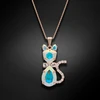 Diamond Sky Jewelry Pakabukas „Solar Cat (Aurora Borealis)“ su Swarovski® kristalais