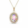 Diamond Sky Jewelry Pakabukas „Solar Illusion (Aurora Borealis)“ su Preciosa® kristalais