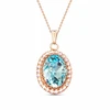 Diamond Sky Jewelry Pakabukas „Solar Illusion (Aqua Bohemica)“ su Preciosa® kristalais