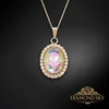 Diamond Sky Jewelry Pakabukas „Solar Illusion (Aurora Borealis)“ su Preciosa® kristalais