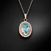 Diamond Sky Jewelry Pakabukas „Solar Illusion (Aqua Bohemica)“ su Preciosa® kristalais