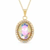 Diamond Sky Jewelry Pakabukas „Solar Illusion (Aurora Borealis)“ su Preciosa® kristalais
