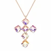 Diamond Sky Jewelry Pakabukas „Uni (Aurora Borealis)“ su Swarovski® kristalais