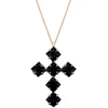 Diamond Sky Jewelry Pakabukas „Uni (Jet)“ su Swarovski® kristalais