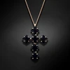 Diamond Sky Jewelry Pakabukas „Uni (Jet)“ su Swarovski® kristalais