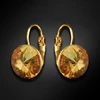Diamond Sky Jewelry Papuošalų rinkinys moterims „Clarice II (Golden Shadow)“ su Swarovski® kristalais