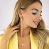 Diamond Sky Jewelry Papuošalų rinkinys moterims „Glare V“ su Swarovski® kristalais