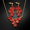 Diamond Sky Jewelry Papuošalų rinkinys moterims „Fillory Magic (Light Siam)“ su Preciosa® kristalais