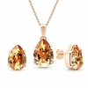 Diamond Sky Jewelry Papuošalų rinkinys moterims „Venus II (Golden Shadow)“ su Swarovski® kristalais