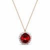 Diamond Sky Jewelry Papuošalų rinkinys moterims „Glare III (Scarlet)“ su Swarovski® kristalais