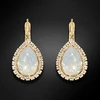 Diamond Sky Jewelry Papuošalų rinkinys moterims „Celestial Drop (Baltas Opal)“ su Swarovski® kristalais
