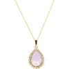 Diamond Sky Jewelry Papuošalų rinkinys moterims „Celestial Drop (Rose Vanduo Opal)“ su Swarovski® kristalais