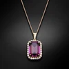 Diamond Sky Jewelry Papuošalų rinkinys moterims „Lourdes (Amethyst)“ su Swarovski® kristalais