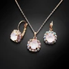 Diamond Sky Jewelry Papuošalų rinkinys moterims „Glory II (Powder Rose)“ su Swarovski® kristalais