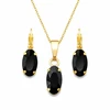 Diamond Sky Jewelry Papuošalų rinkinys moterims „Enigma (Graphite)“ su Swarovski® kristalais
