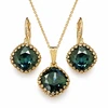 Diamond Sky Jewelry Papuošalų rinkinys moterims „Vintage IV (Graphite)“ su Swarovski® kristalais