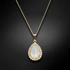 Diamond Sky Jewelry Papuošalų rinkinys moterims „Celestial Drop (Baltas Opal)“ su Swarovski® kristalais