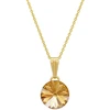 Diamond Sky Jewelry Papuošalų rinkinys moterims „Clarice II (Golden Shadow)“ su Swarovski® kristalais