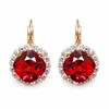 Diamond Sky Jewelry Papuošalų rinkinys moterims „Glare III (Scarlet)“ su Swarovski® kristalais
