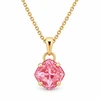 Diamond Sky Jewelry Papuošalų rinkinys moterims „Magical Square (Maroon Ignite)“ su Swarovski® kristalais