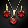 Diamond Sky Jewelry Papuošalų rinkinys moterims „Mystic (Scarlet)“ su Swarovski® kristalais