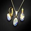 Diamond Sky Jewelry Papuošalų rinkinys moterims „Enigma (Aurora Borealis)“ su Swarovski® kristalais