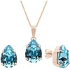 Diamond Sky Jewelry Papuošalų rinkinys moterims „Venus II (Aquamarine)“ su Swarovski® kristalais