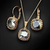 Diamond Sky Jewelry Papuošalų rinkinys moterims „Vintage V (Light Chrome)“ su Swarovski® kristalais