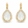 Diamond Sky Jewelry Papuošalų rinkinys moterims „Celestial Drop (Baltas Opal)“ su Swarovski® kristalais