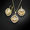 Diamond Sky Jewelry Papuošalų rinkinys moterims „Glare III (Golden Shadow)“ su Swarovski® kristalais